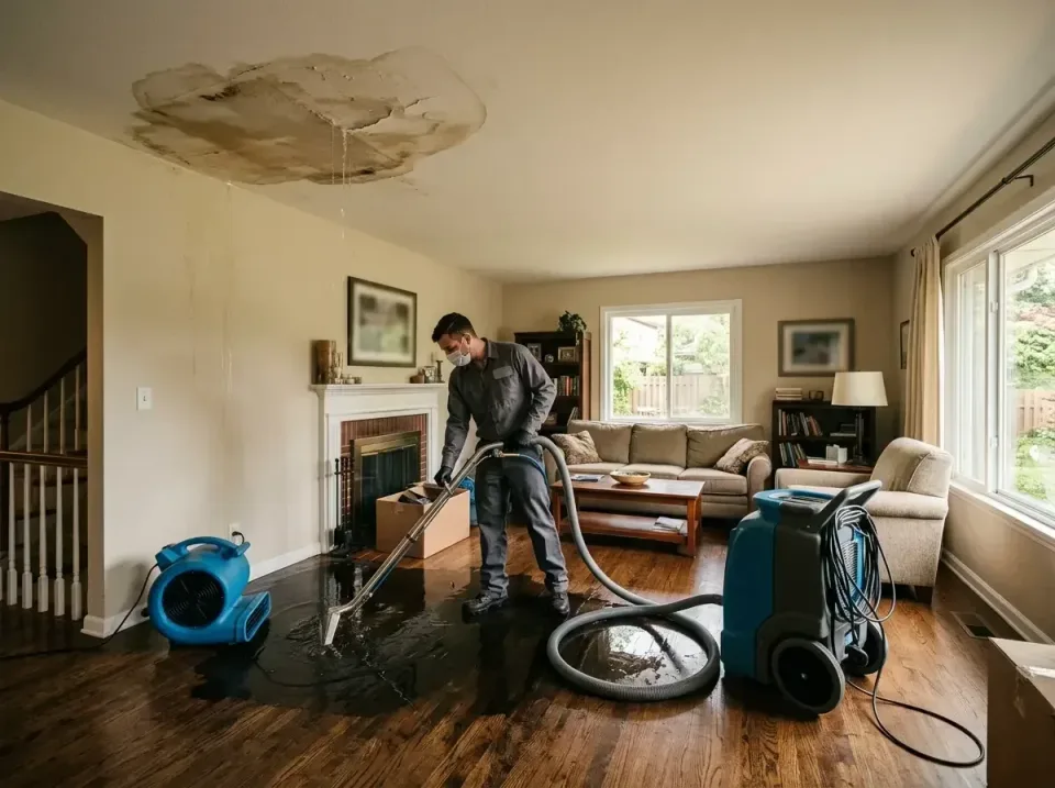 attic-pipe-burst-ceiling-drip-008 — frequently asked questions, Water Damage Restoration & Carpet Care in Tonganoxie, KS